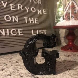 Small Decorative letter initial G home decor